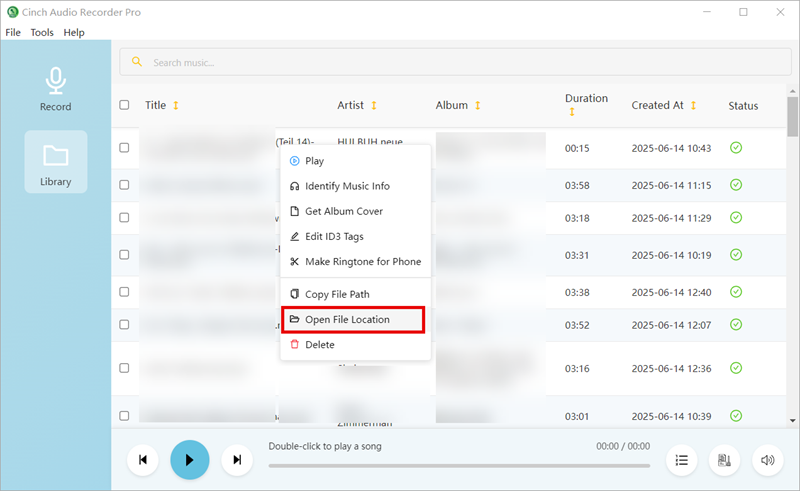 Trouver le dossier de sortie