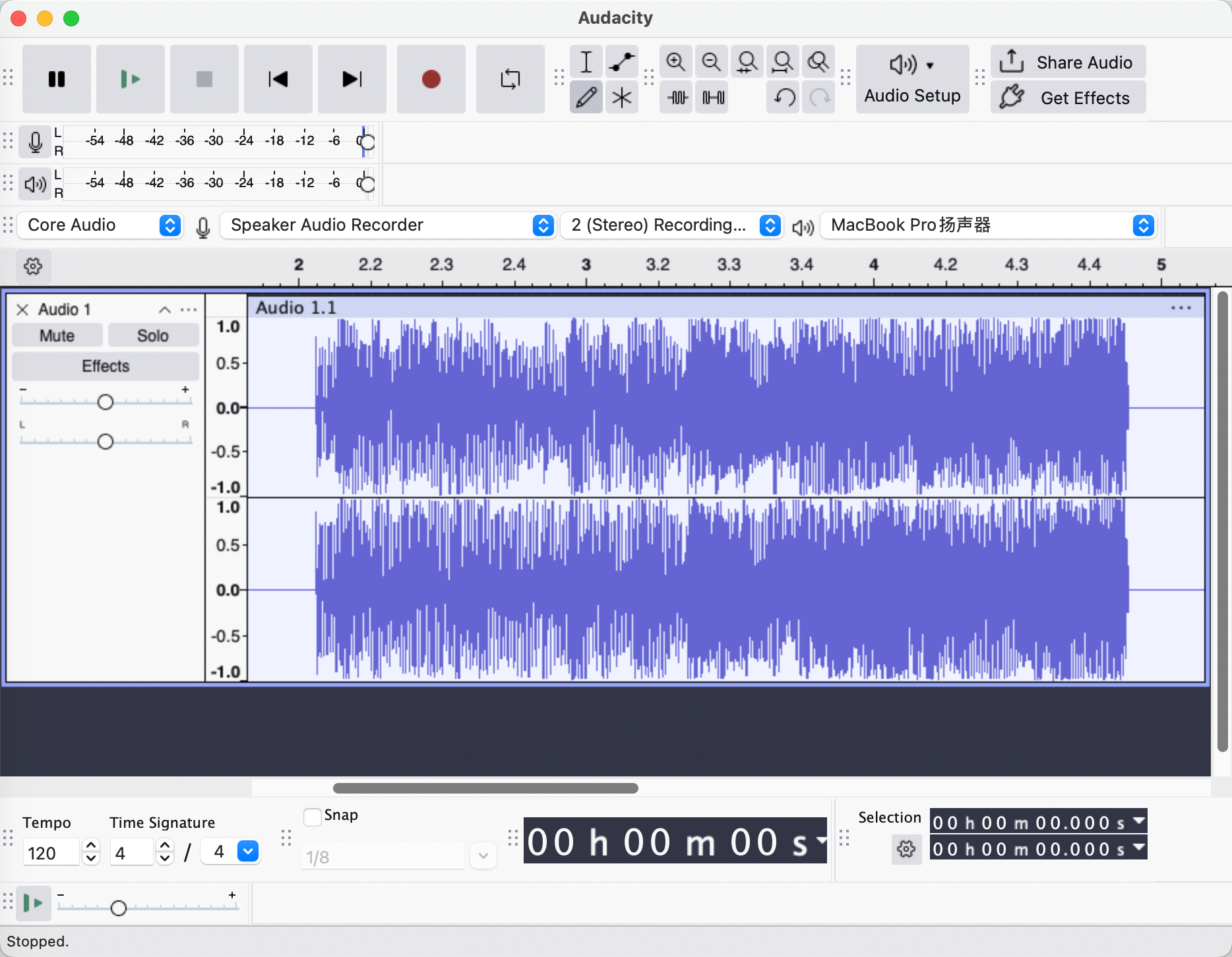 Audacity Audio-Aufnahme Demo