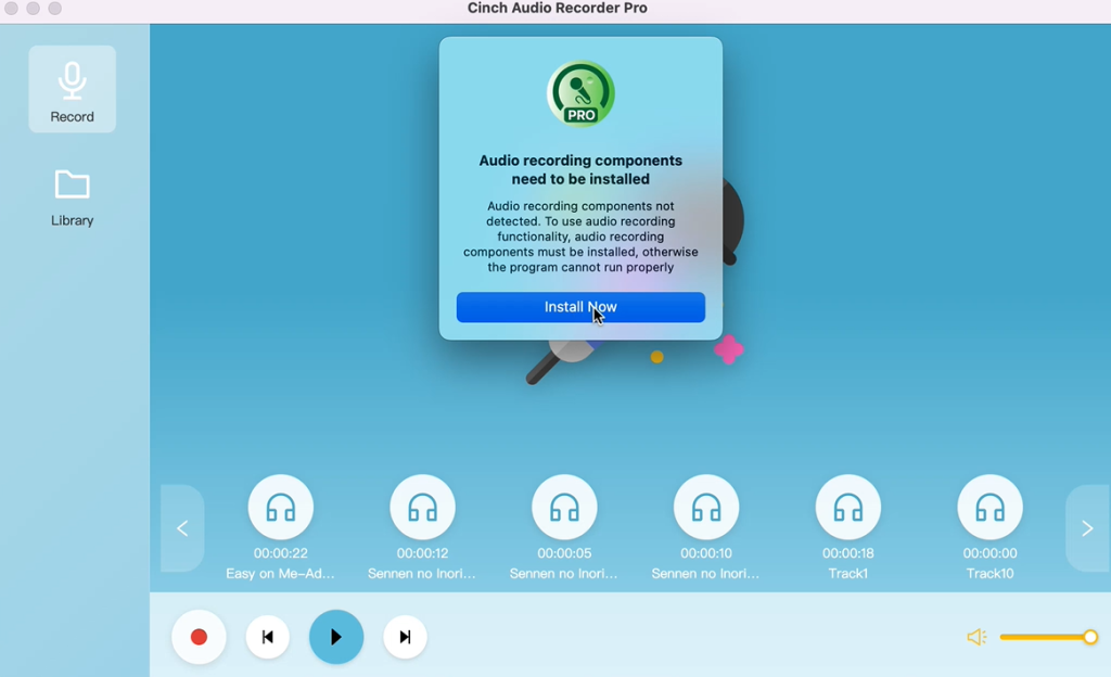 Installer les composants