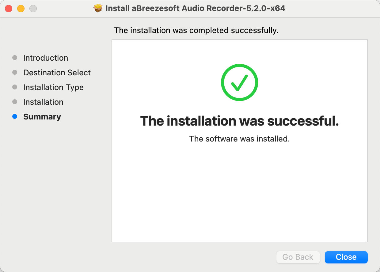 Installation Finished