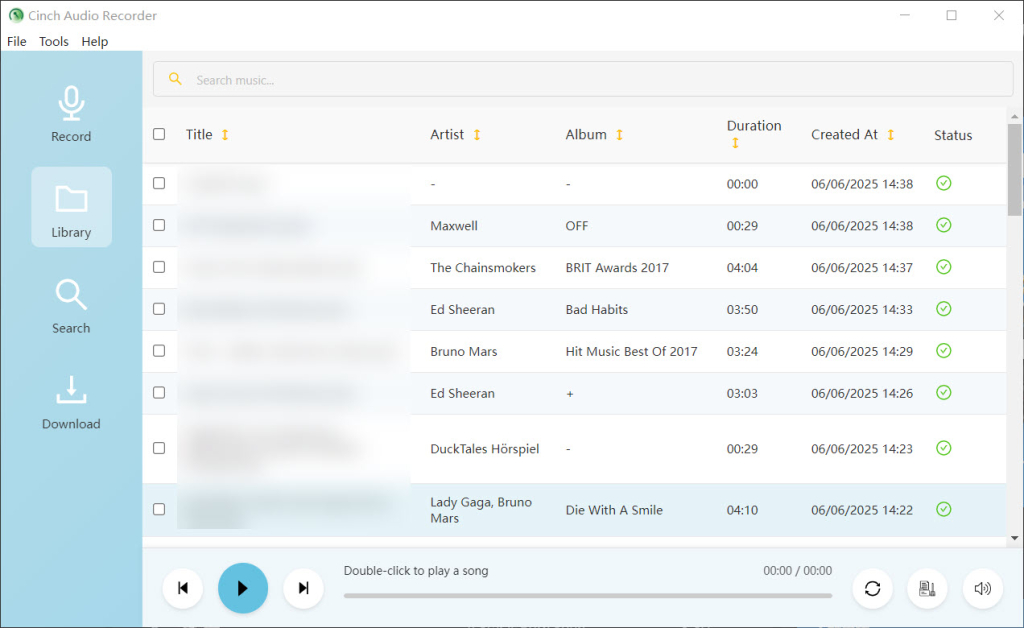 Vue de la bibliothèque